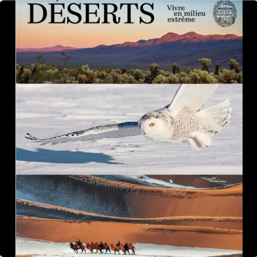 catalogue de l'exposition "Déserts, vivre en milieu extrême"
