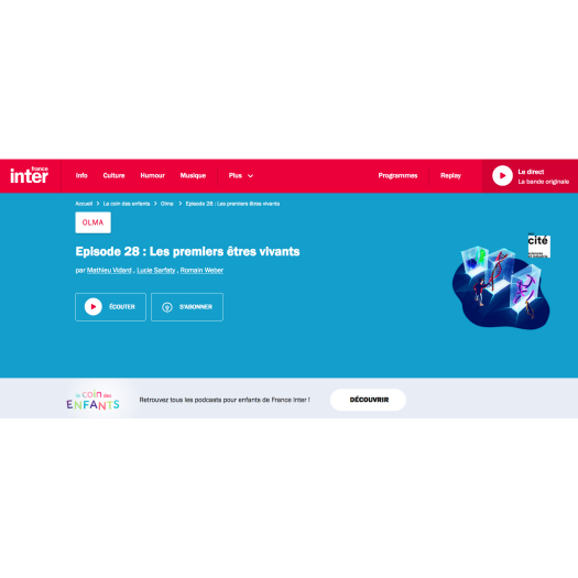 OLMA le podcast original sur France Inter