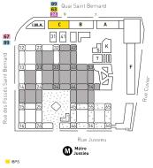 plan campus jussieu - batiment C