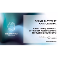 seminaire Mathilde Delaunay - HAL et science ouverte
