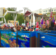 manifestation à Seattle en 2017.