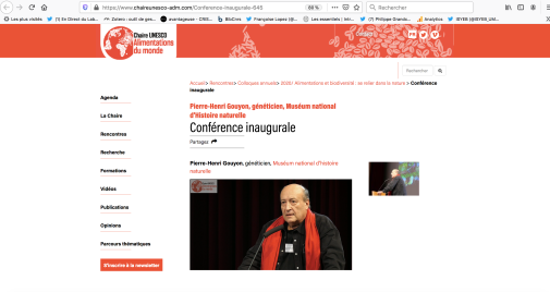 conference annuelle PH Gouyon