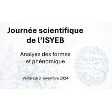 JOURNÉE SCIENTIFIQUE ISYEB 2024