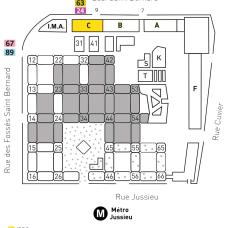 plan campus jussieu - batiment C